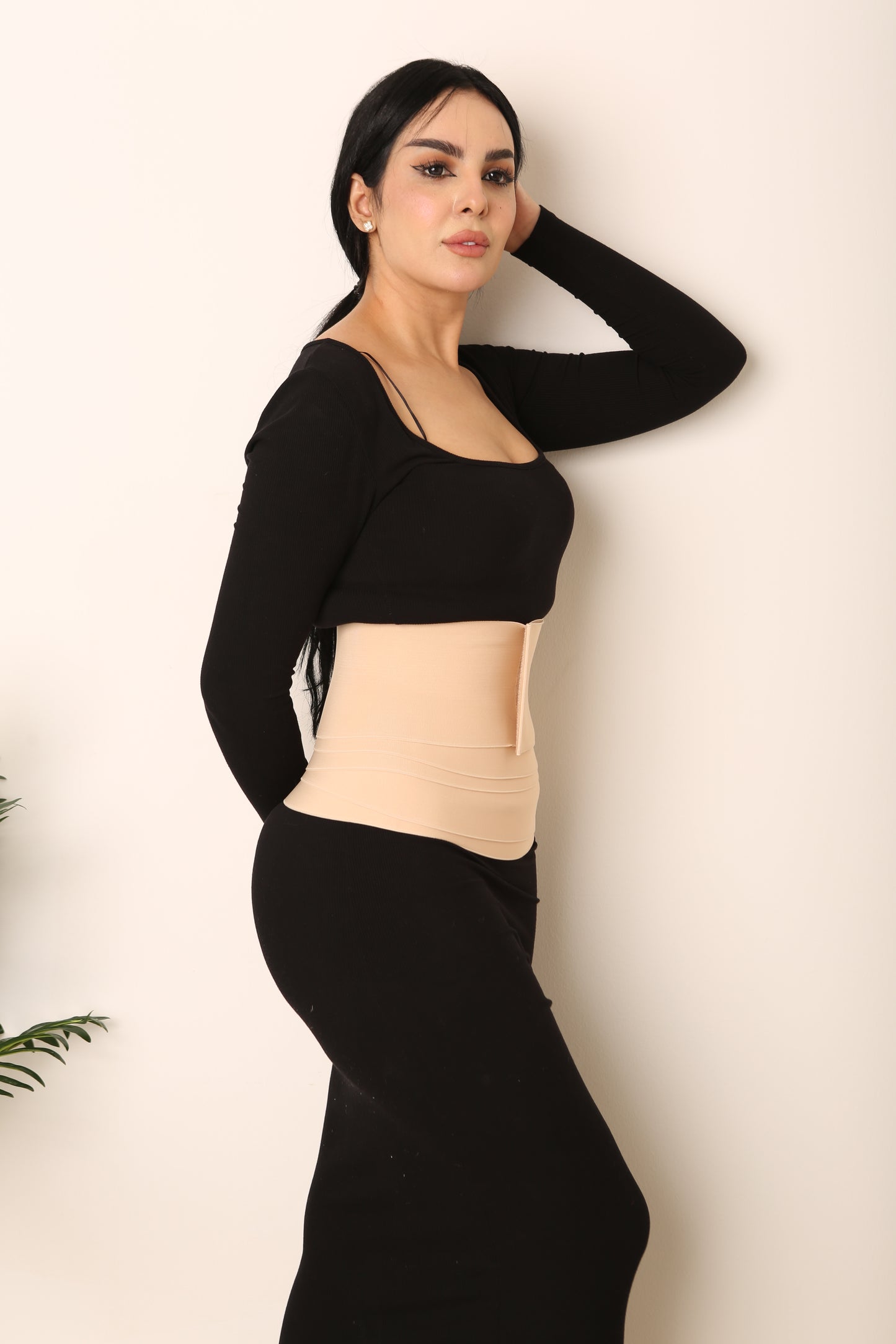 An original latex belt with strong pressure for postpartum and large weights