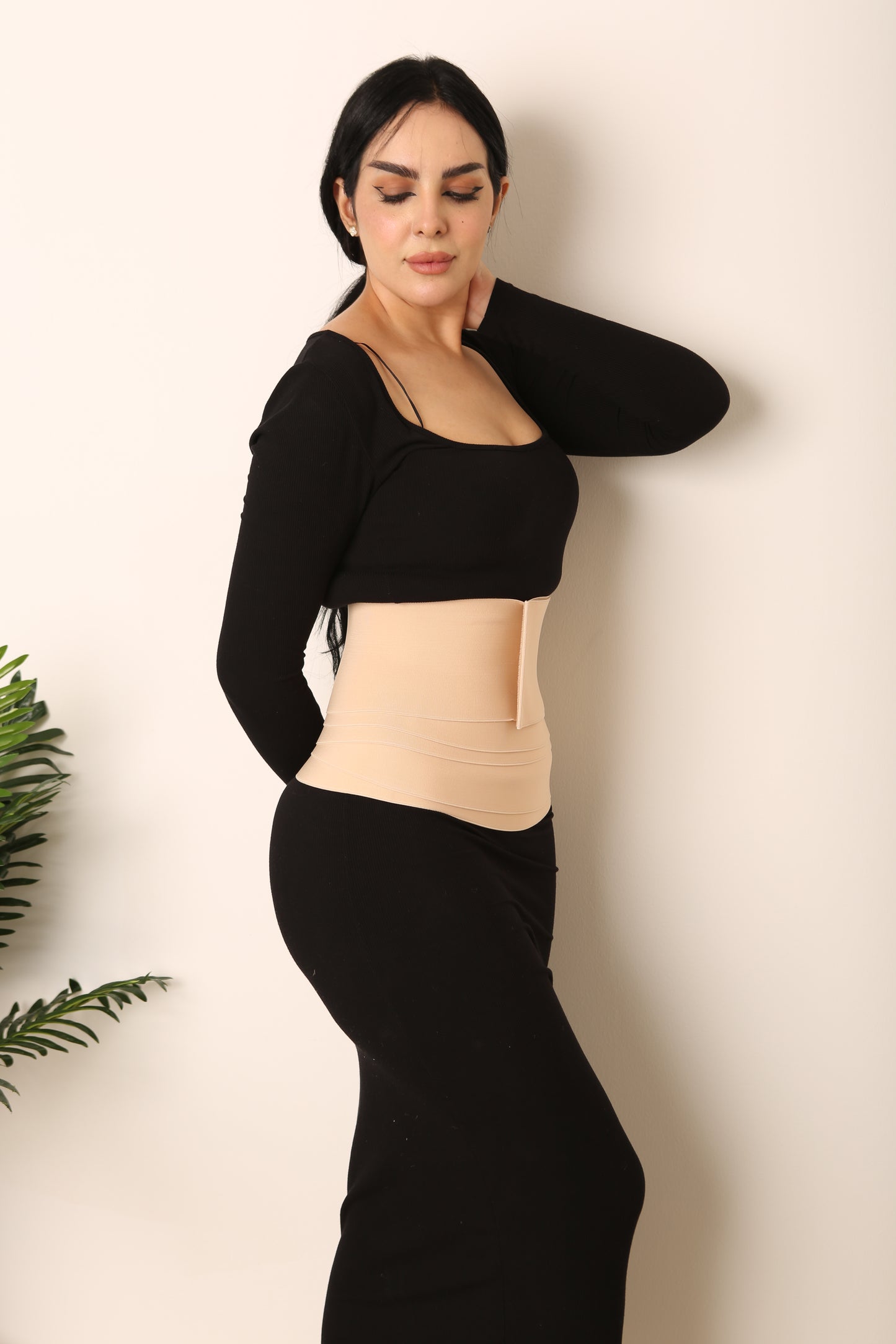 An original latex belt with strong pressure for postpartum and large weights
