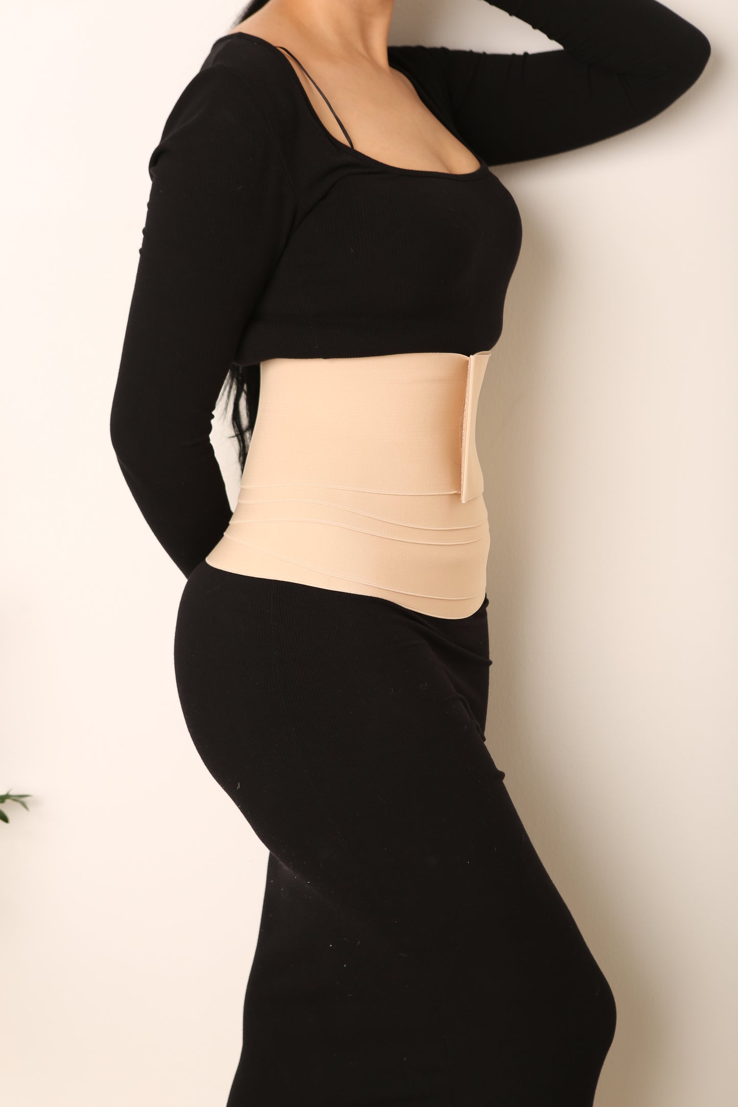 An original latex belt with strong pressure for postpartum and large weights