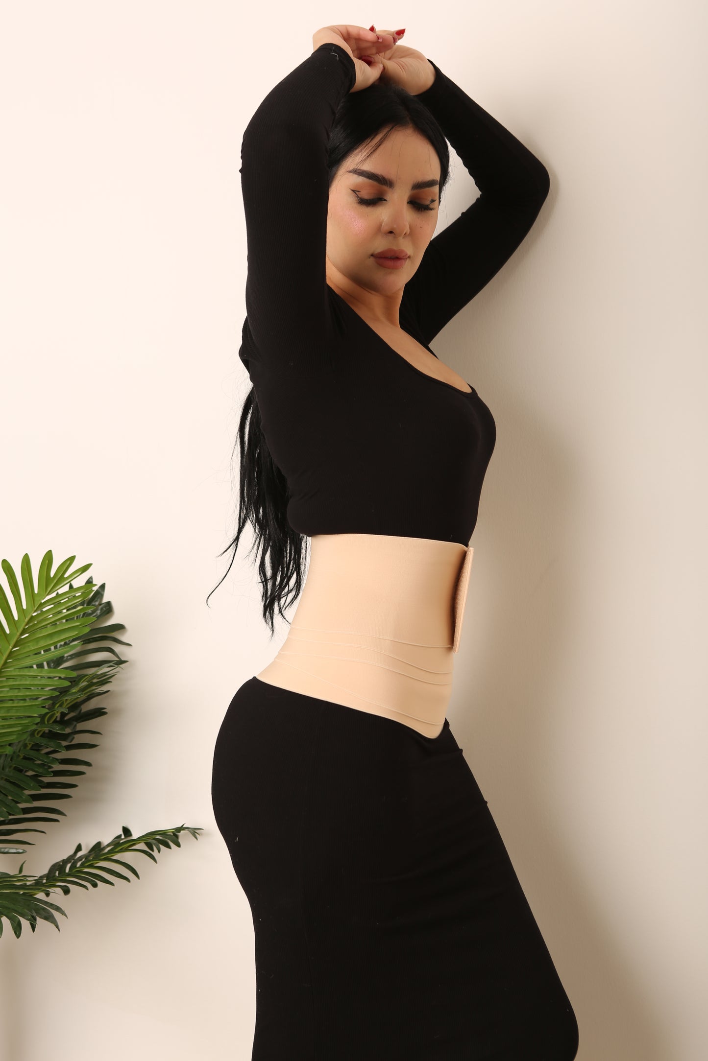 An original latex belt with strong pressure for postpartum and large weights