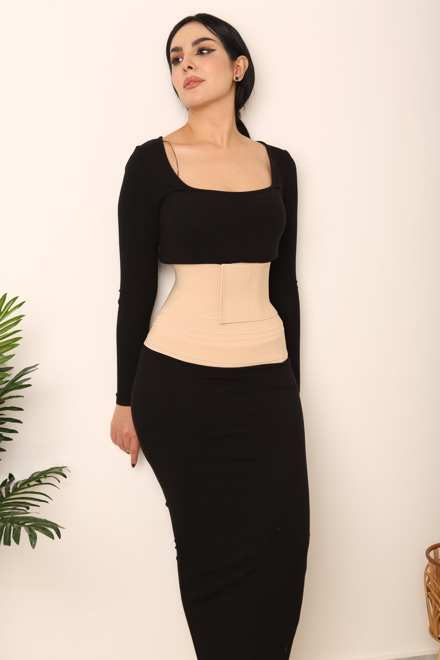 An original latex belt with strong pressure for postpartum and large weights