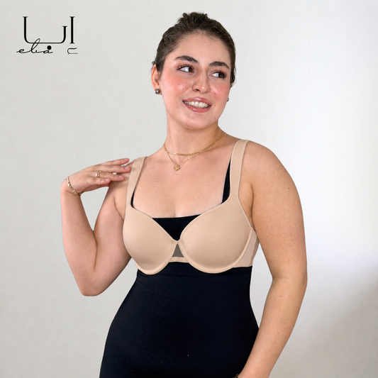 حمالة صدر بتغطية كامله ودعامات جانبيه
