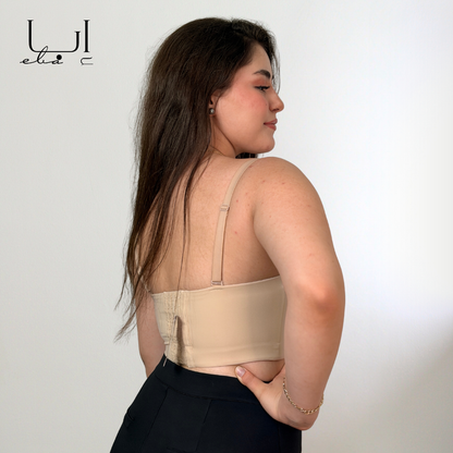 حمالة الصدر بتقنية رفع الصدر مع أشرطة قابلة للإزالة