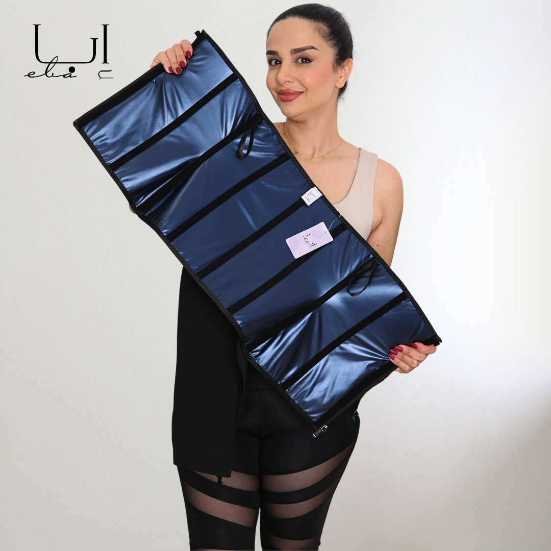 المشد الحراري PU لنحت البطن والخصر – شدّ فوري وحرارة محفّزة للحرق