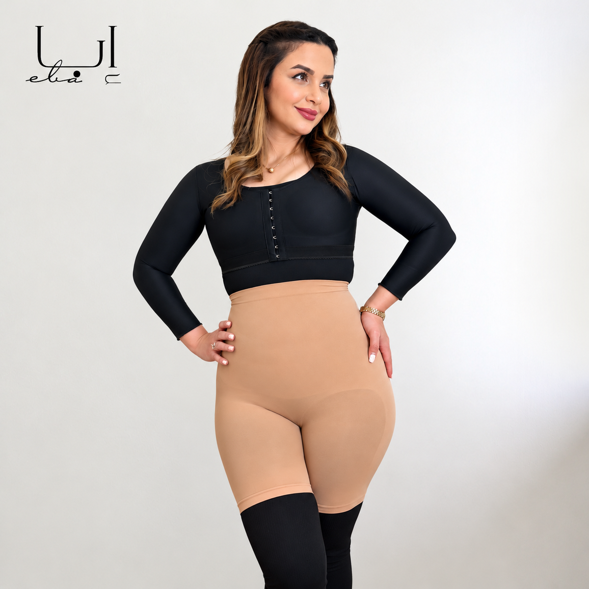 مشد شورت من إبا - تحكم مريح بخامة مرنة