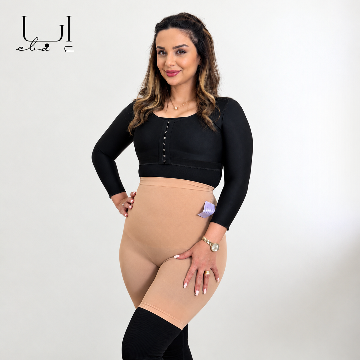 مشد شورت من إبا - تحكم مريح بخامة مرنة