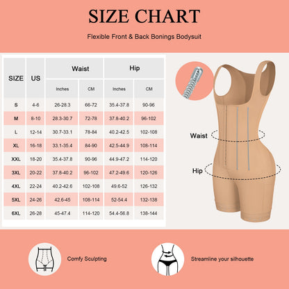 Body sculpting corset with double tightening corset for the abdomen and back