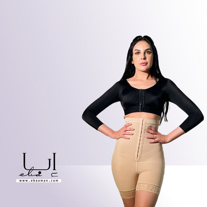 شورت عالي الخصر للكرش والأرداف 3XL